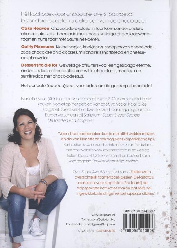 Achterkant van Sweet chocolate sins