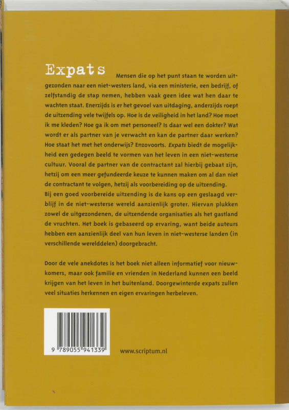 Achterkant van Expats!