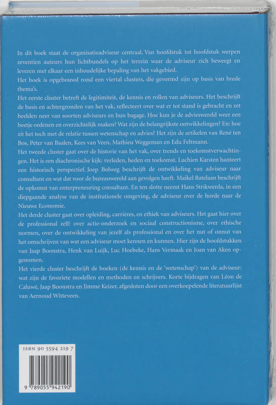 Achterkant van Organisatieadvies: wat is dat?