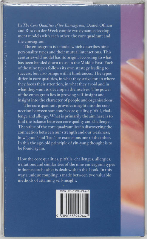 Achterkant van The core qualities of the enneagram