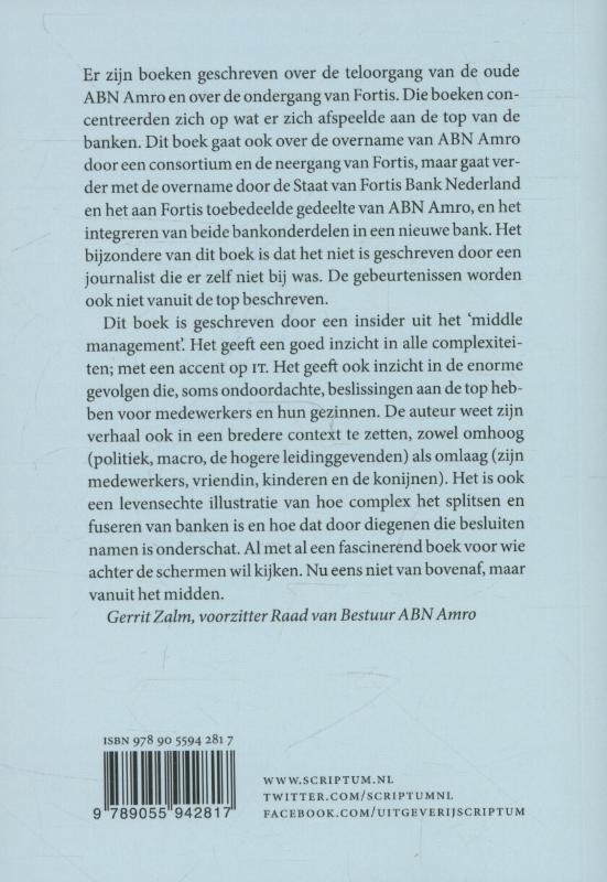 Achterkant van In de bank van hectiek