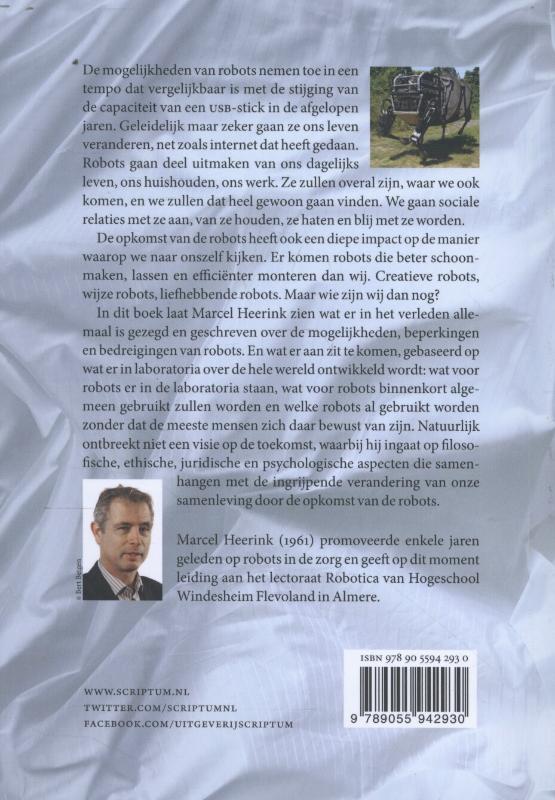 Achterkant van Zolang je robot maar van je houdt