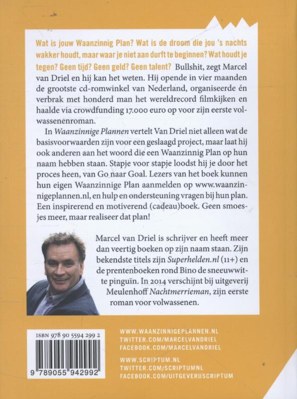 Achterkant van Waanzinnige plannen!