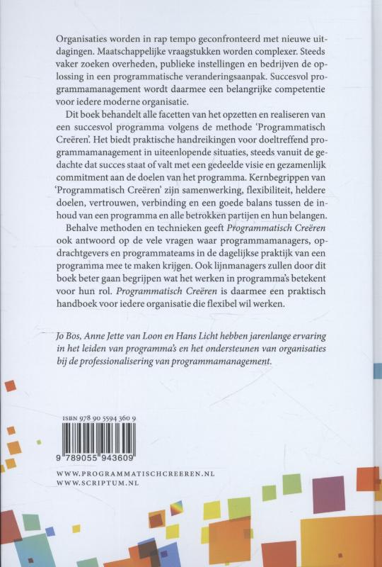 Achterkant van Programmatisch creeren