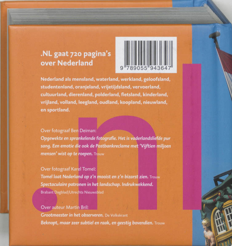 Achterkant van .NL
