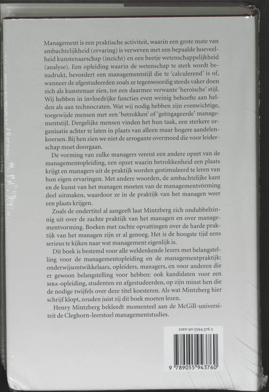 Achterkant van Managers, maar dan echte!