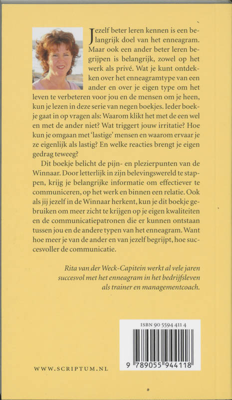 Achterkant van Stap in de wereld van de winnaar