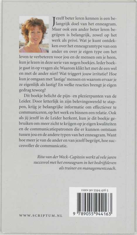 Achterkant van Stap in de wereld van de leider