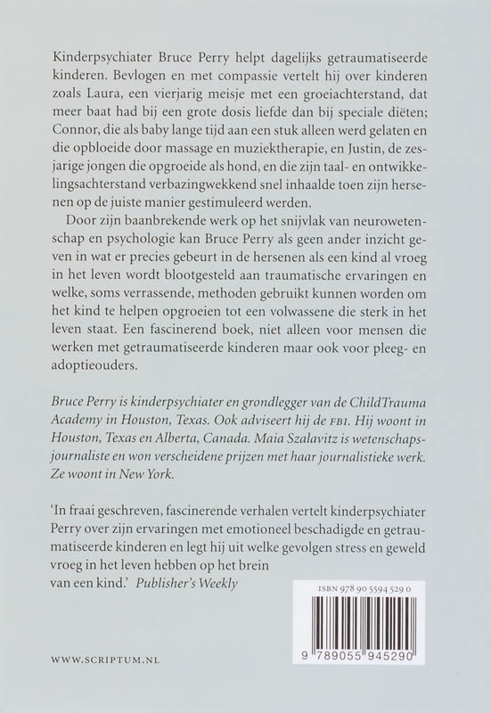Achterkant van De jongen die opgroeide als hond