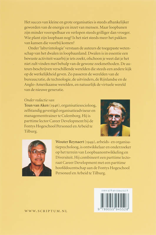 Achterkant van Labyrintologie