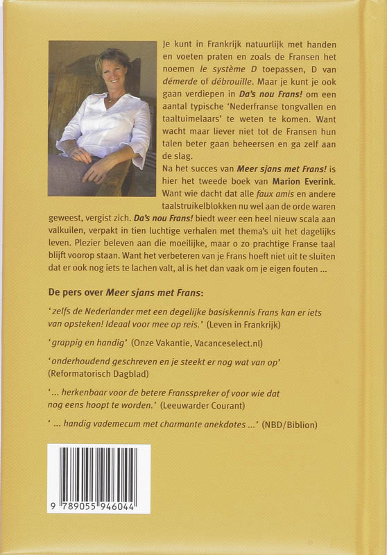 Achterkant van Da's nou Frans!