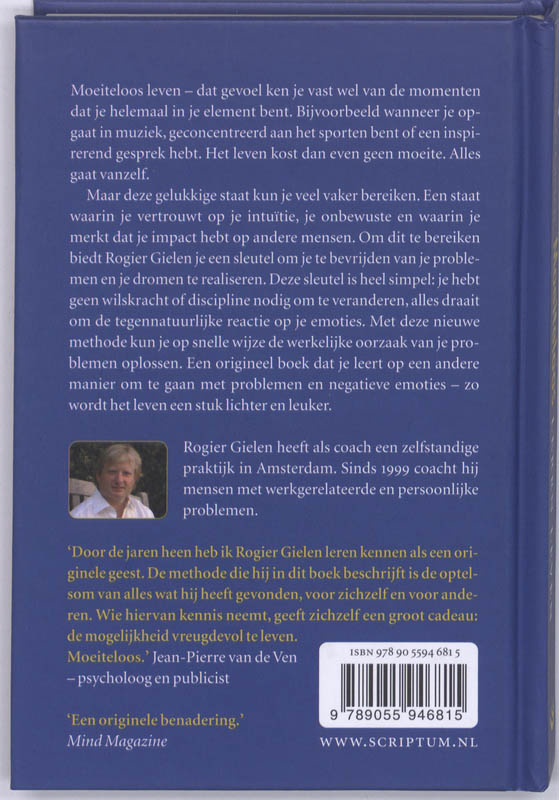 Achterkant van Moeiteloos leren leven