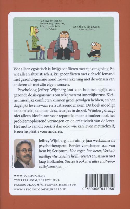 Achterkant van Gezond egoisme