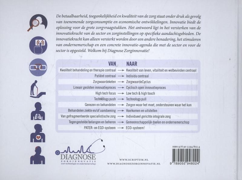 Achterkant van Diagnose zorginnovatie