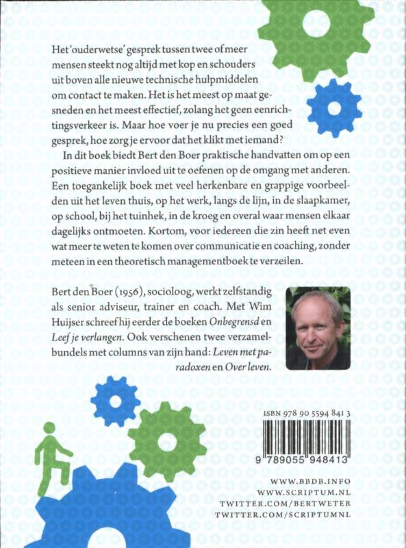 Achterkant van Echt contact