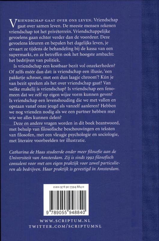 Achterkant van Vriendschap