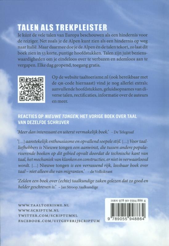 Achterkant van Taaltoerisme