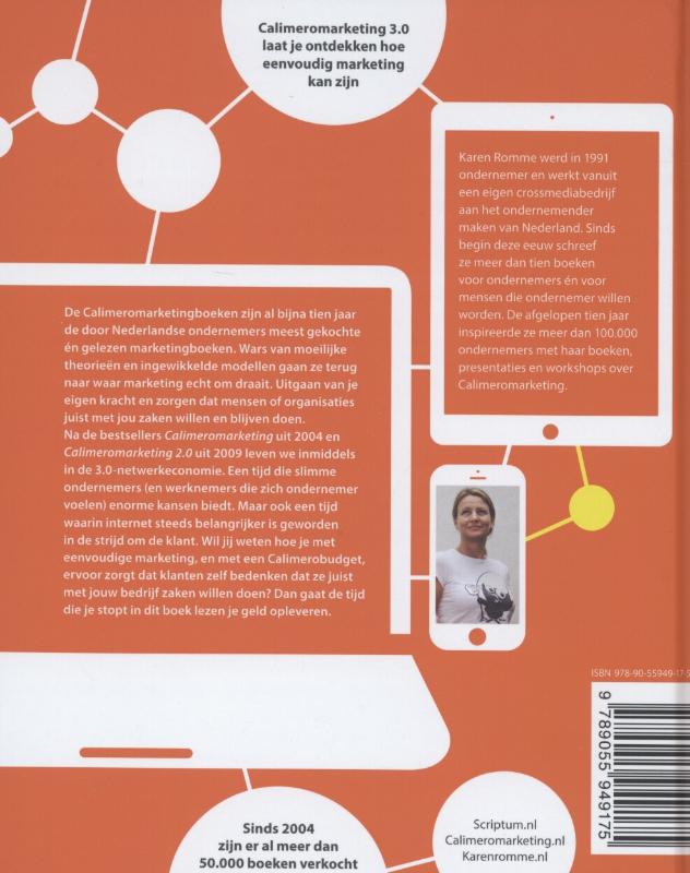 Achterkant van Calimeromarketing 3.0