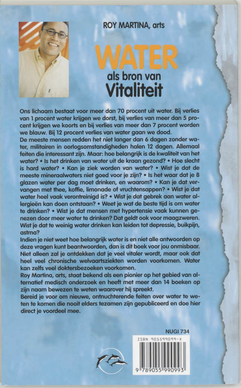 Achterkant van Water als bron van vitaliteit