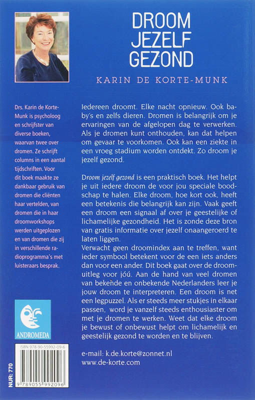 Achterkant van Droom jezelf gezond