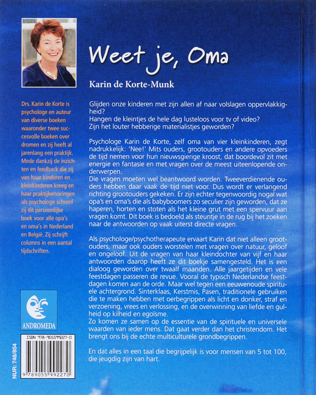Achterkant van Weet je, oma