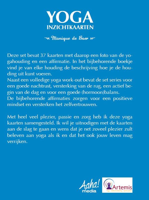 Achterkant van Yoga inzichtkaarten