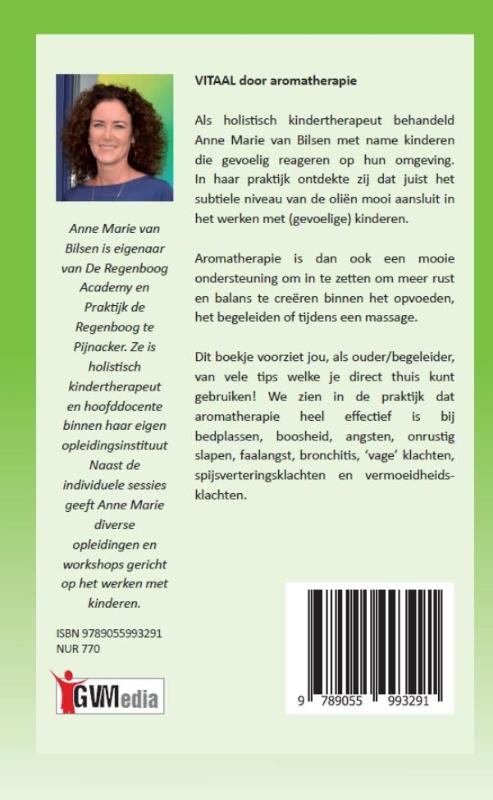 Achterkant van Vitaal door aromatherapie