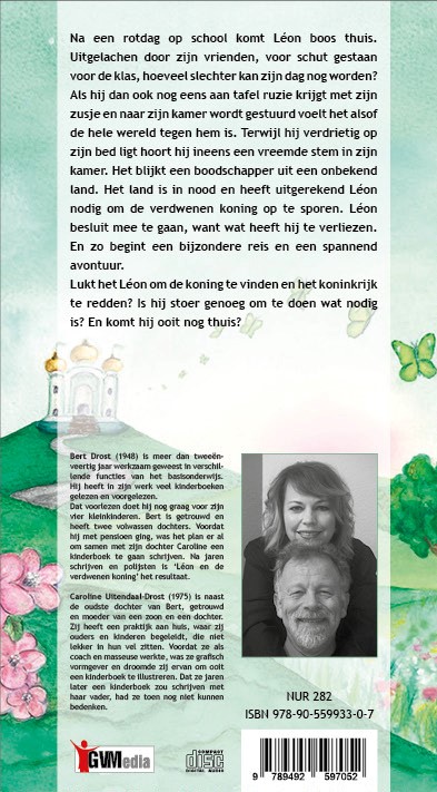 Achterkant van Leon en de verdwenen koning