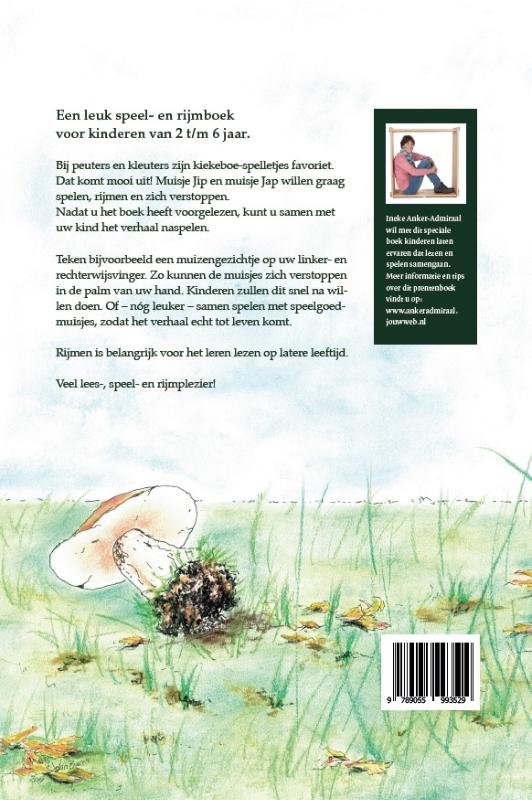 Achterkant van Spelen en rijmen met muisje Jip en muisje Jap