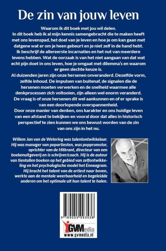 Achterkant van De zin van jouw leven