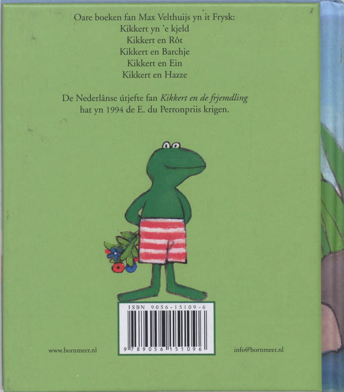 Achterkant van Kikkert en de frjemdling