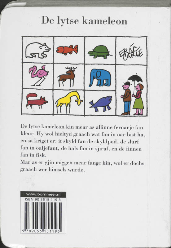 Achterkant van De lytse kameleon