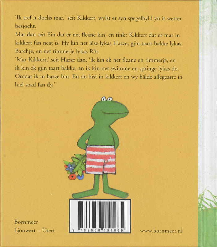 Achterkant van Kikkert is Kikkert