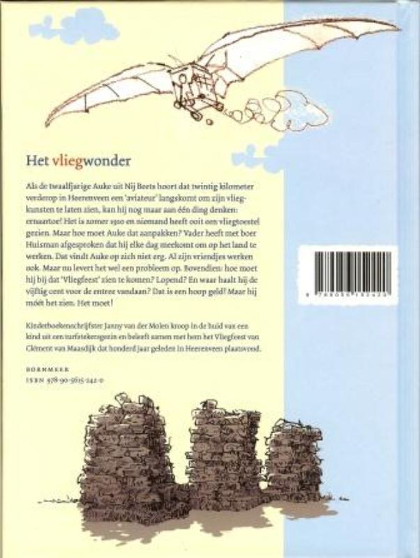 Achterkant van Het vliegwonder