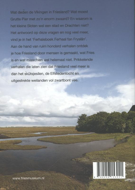 Achterkant van Ferhaleboek