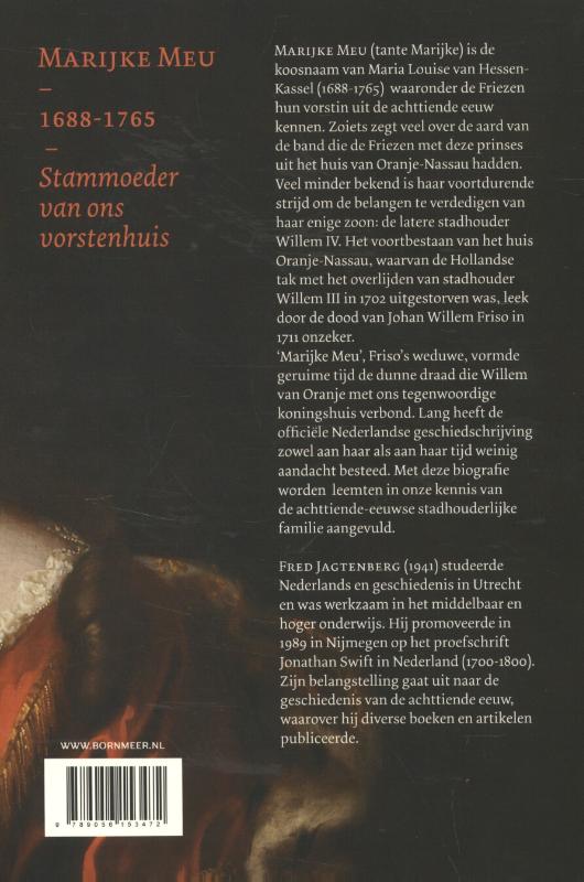Achterkant van Marijke Meu (1688-1765)