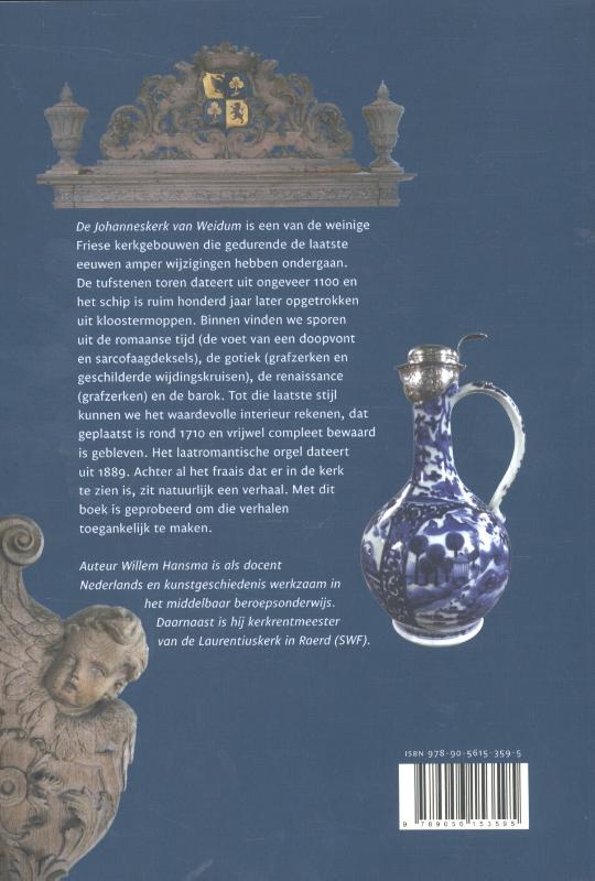 Achterkant van De Johanneskerk van Weidum