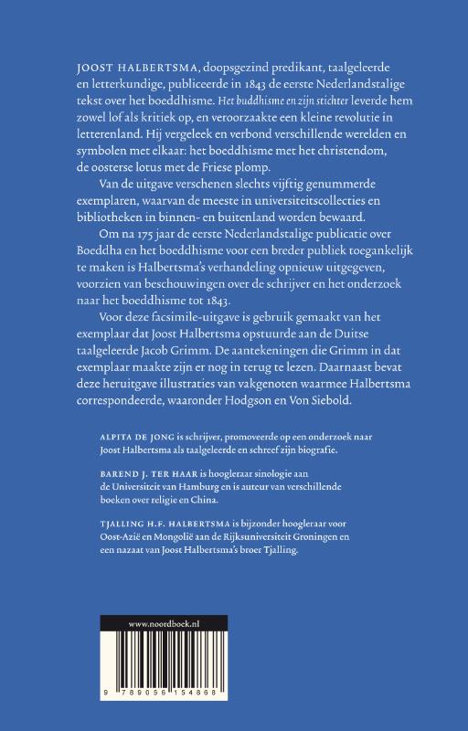 Achterkant van De predikant en de Boeddha