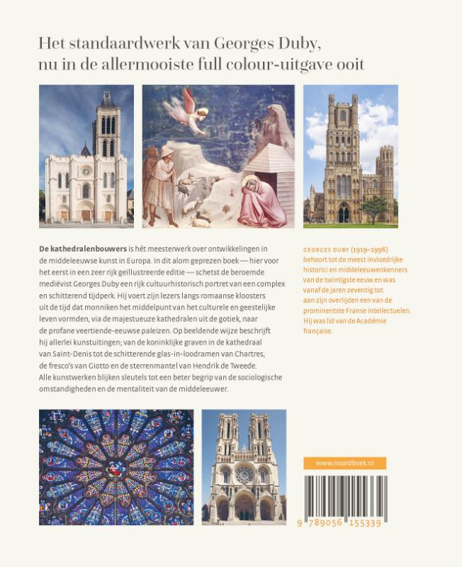 Achterkant van De kathedralenbouwers