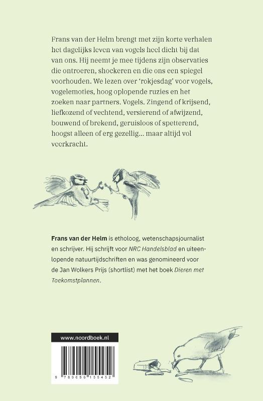 Achterkant van Nabije vogels