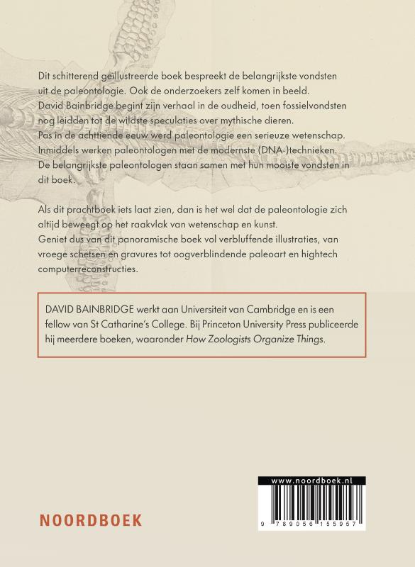 Achterkant van Paleontologie