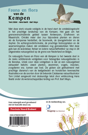 Achterkant van Fauna en flora van de Kempen