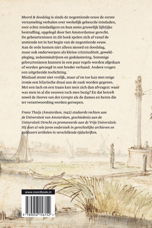 Achterkant van Moord & doodslag