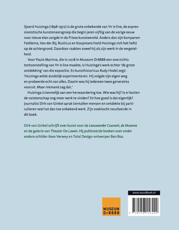 Achterkant van Sjoerd Huizinga