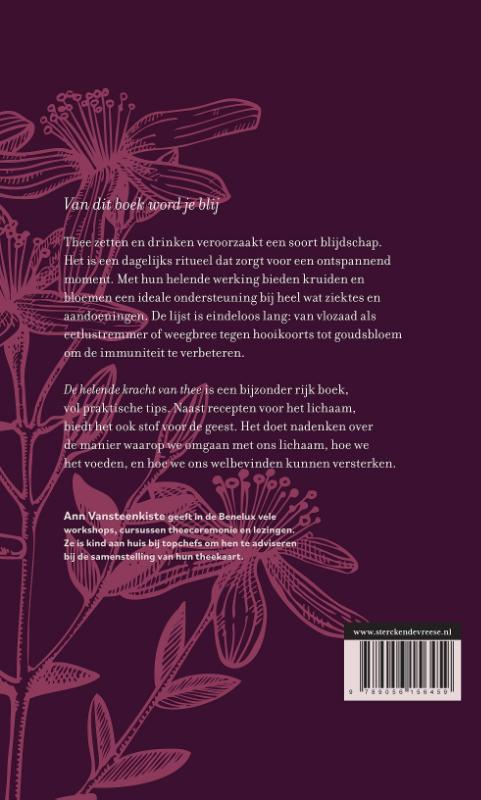 Achterkant van De helende kracht van thee