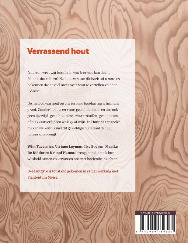Achterkant van Hout dat spreekt