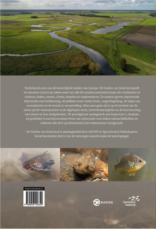 Achterkant van Visatlas van Nederland