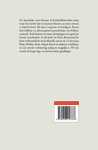 Achterkant van De beste filosofische ideeën om je moraal te verbeteren