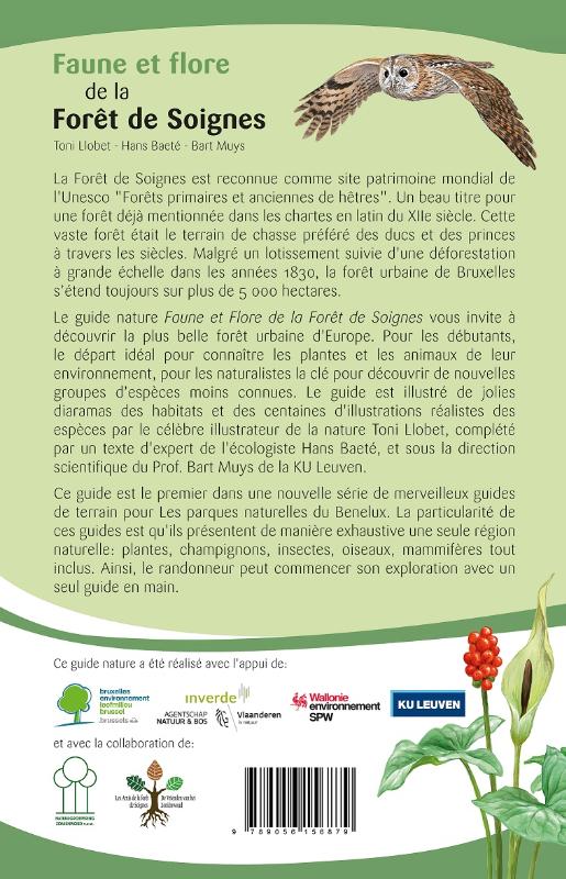 Achterkant van Faune et flore de la Forêt de Soignes
