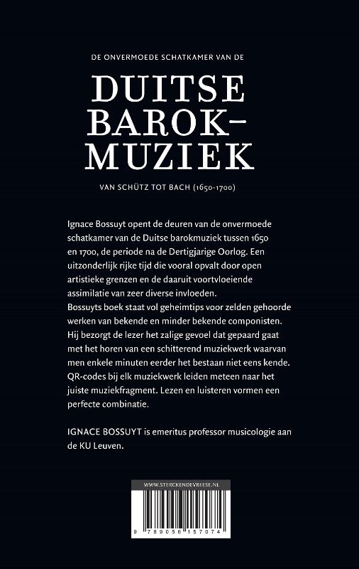 Achterkant van De onvermoede schatkamer van de Duitse barokmuziek tussen Schütz en Bach (1650-1700)